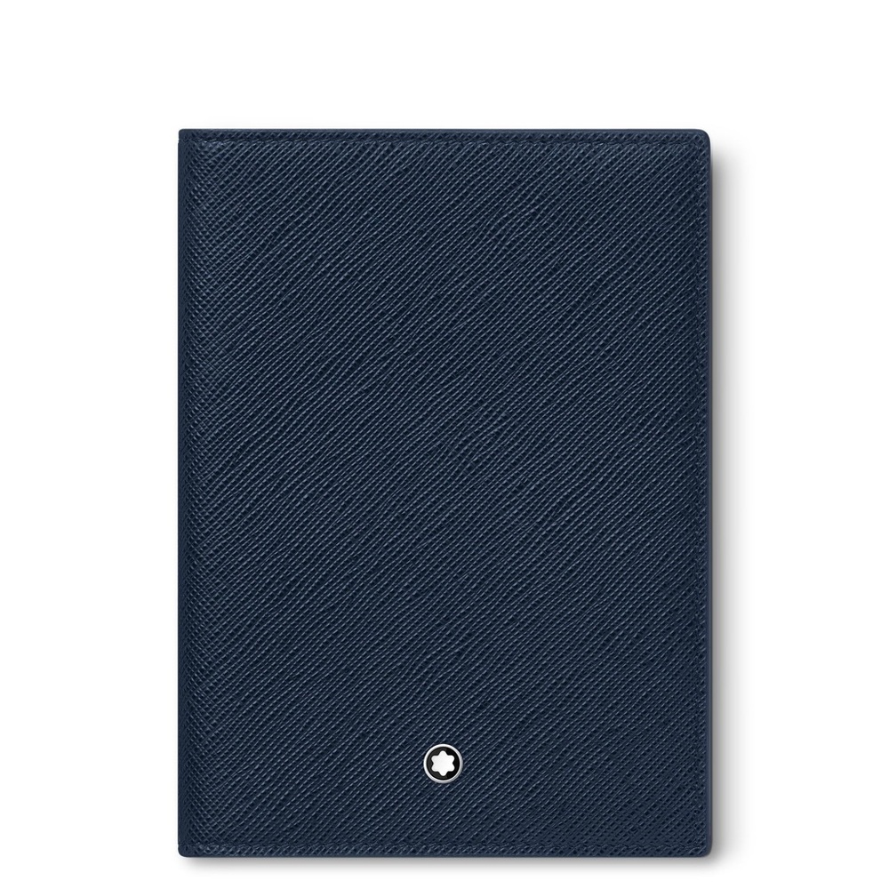 Montblanc Navy Blue Leather Passport Holder